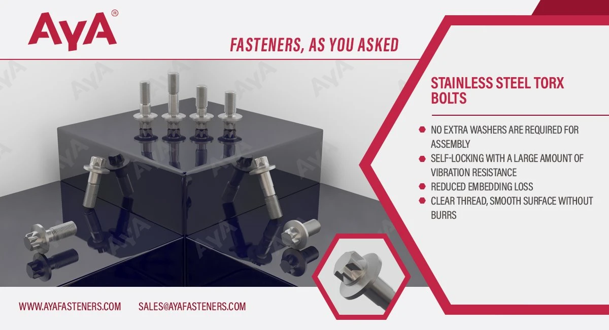 Stainless Steel Torx Bolts-DIN 34801-advanatage Stainless Steel Torx Bolts-DIN 34801-advanatage