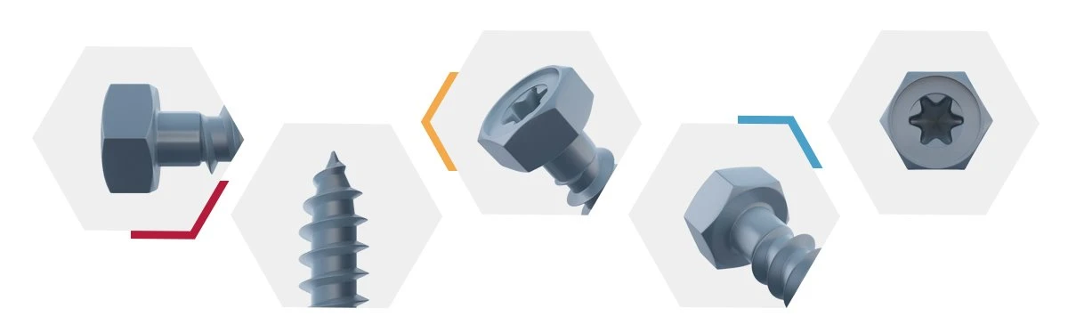 Hex Sheet Metal Screws-ASME B 18.6.3-detail
