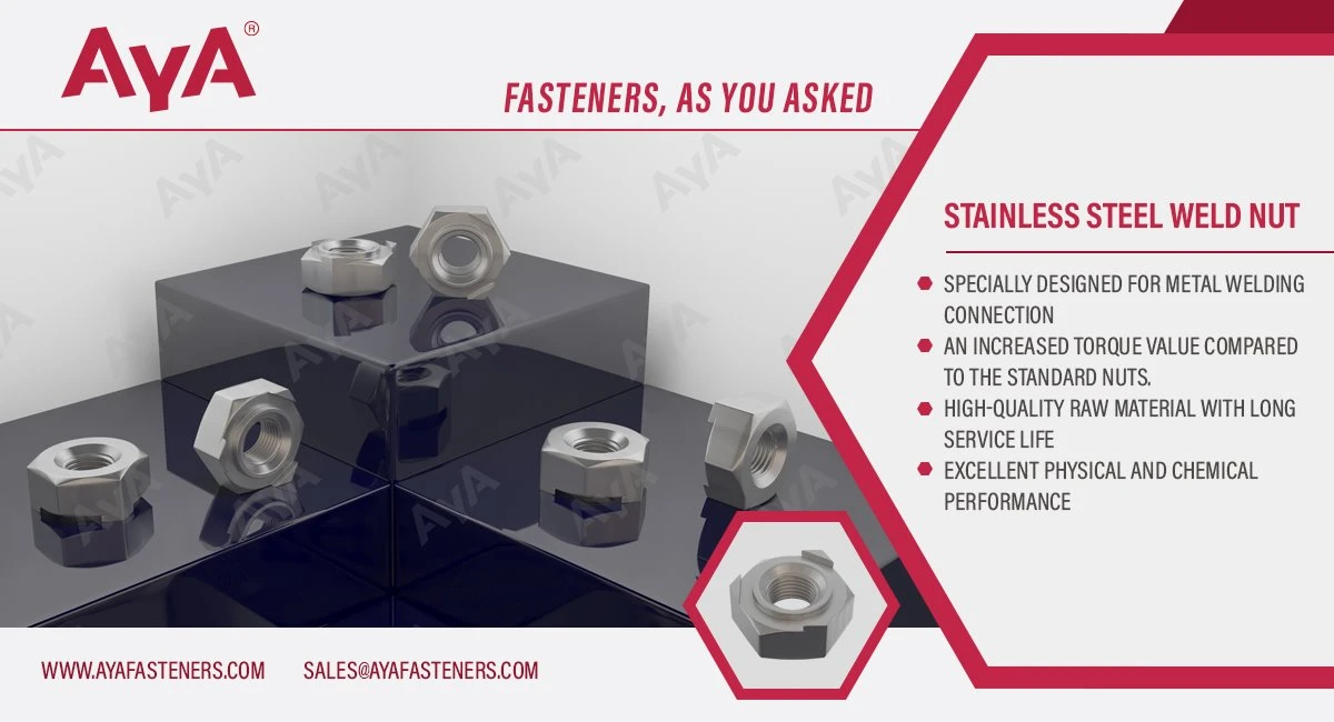 Stainless Steel Weld Nut-advantages